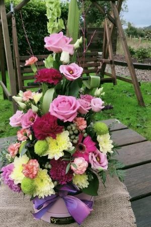 Pink & Lemon hat box